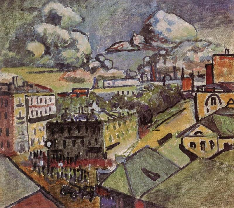 Wassily Kandinsky Moszkva,Zubov ter oil painting image